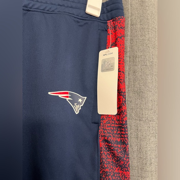 Zubaz Men's Track Pant With Half Sides New England Patriots Medium Team Color - Picture 4 of 4